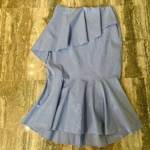 SCRIPTED RUFFLED SKIRT SZ SMALL NEW WITH TAGS